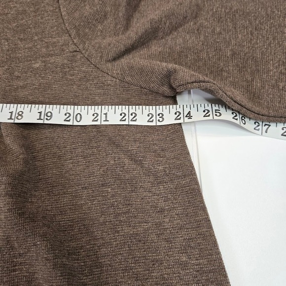 Chalet et Ceci Cotton Lagenlook‎ Dress Brown Black SZ XL 100% Cotton Made in USA - Picture 5 of 7